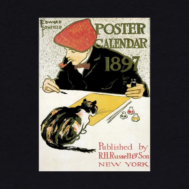 1897 Poster Calendar by Edward Penfield by MasterpieceCafe